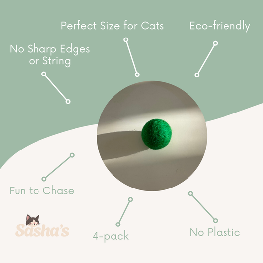 The Purple Wool Cat Balls (4 Pack) (Copy)