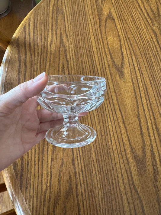 The Pedestal Glass Dish Water Bowl