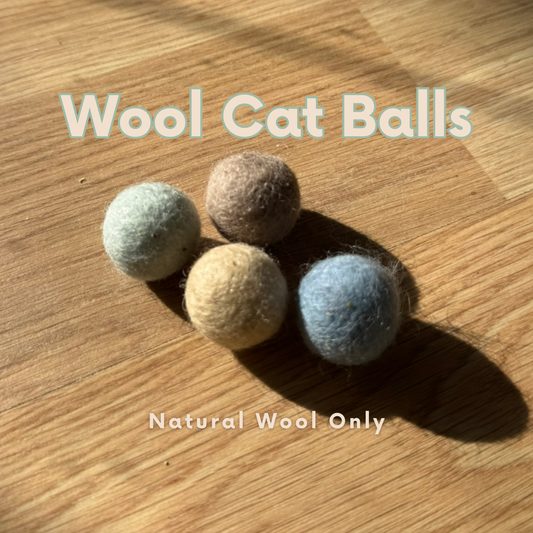 The Wool Cat Balls - 4-Pack