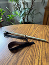The Natural Leather Cat Teaser Toy - Brown