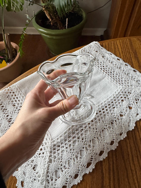 The Elevated Glass Cat Water Bowl